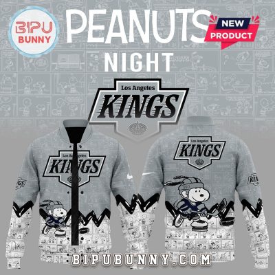 Los Angeles Kings Anniversary of Peanuts Baseball Jacket