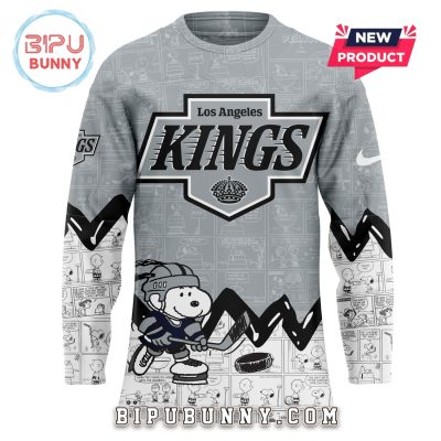 Los Angeles Kings Anniversary of Peanuts Hockey Jersey