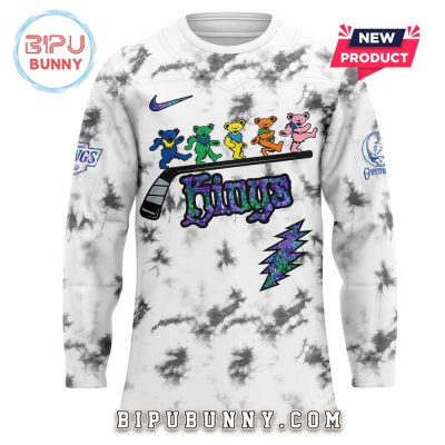 Los Angeles Kings Grateful Dead Night Hockey Jersey