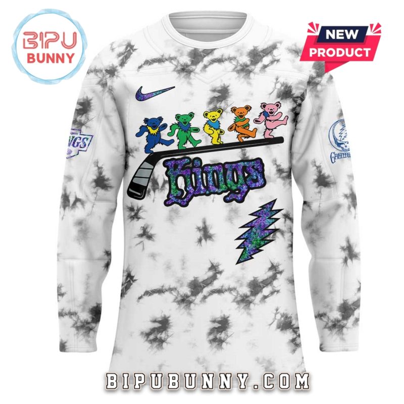 Los Angeles Kings Grateful Dead Night Hockey Jersey
