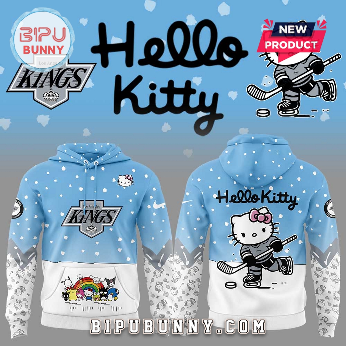 Los Angeles Kings x Hello Kitty 2025 Hoodie Los Angeles Kings x Hello Kitty 2025 Hoodie