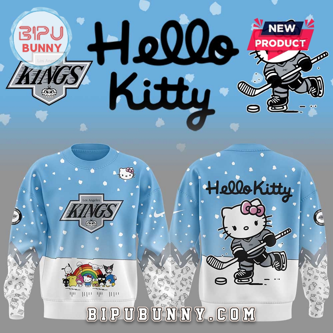 Los Angeles Kings x Hello Kitty 2025 Hoodie Los Angeles Kings x Hello Kitty 2025 Hoodie