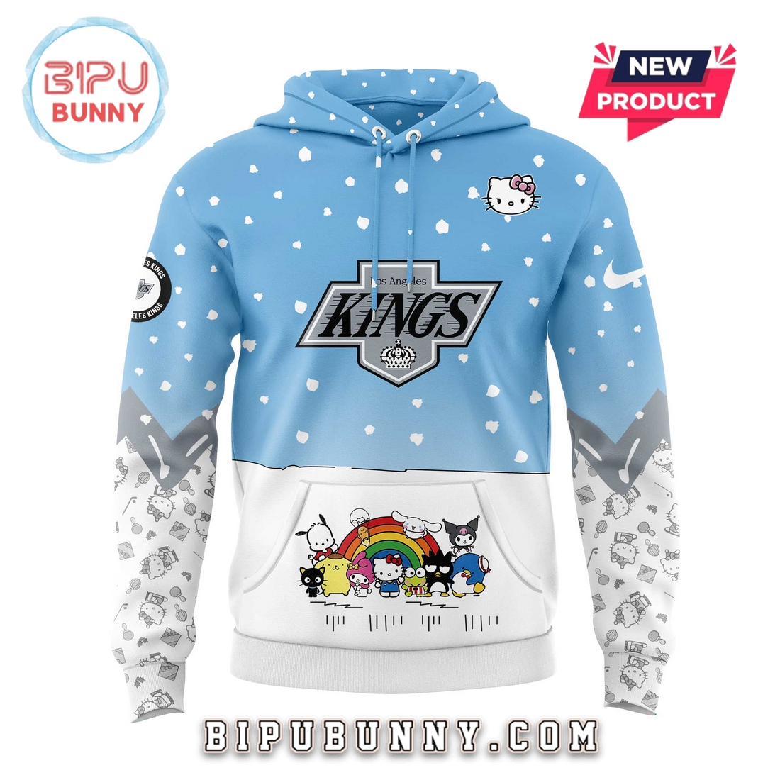 Los Angeles Kings x Hello Kitty 2025 Hoodie Los Angeles Kings x Hello Kitty 2025 Hoodie
