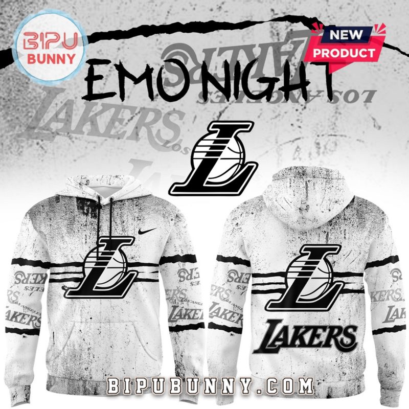 Los Angeles Lakers Emo Night Hoodie And Pants