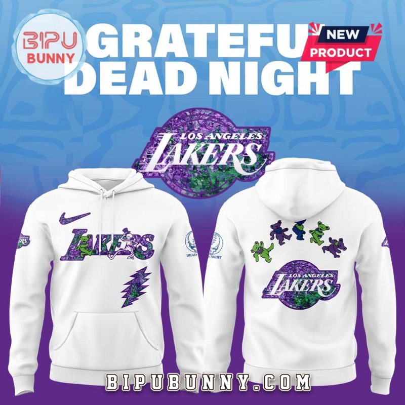 Los Angeles Lakers Grateful Dead Night Hoodie And Pants