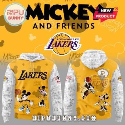 Los Angeles Lakers Mickey & Friends Hoodie And Pants