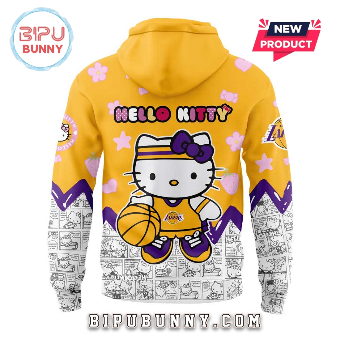 Los Angeles Lakers x Hello Kitty Hoodie And Pants Los Angeles Lakers x Hello Kitty Hoodie And Pants