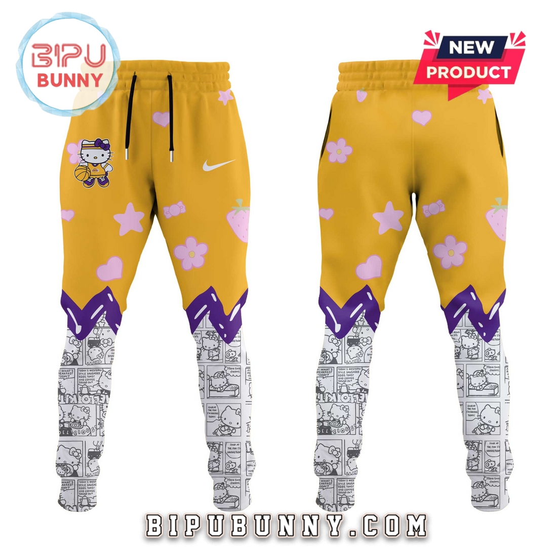 Los Angeles Lakers x Hello Kitty Hoodie And Pants Los Angeles Lakers x Hello Kitty Hoodie And Pants