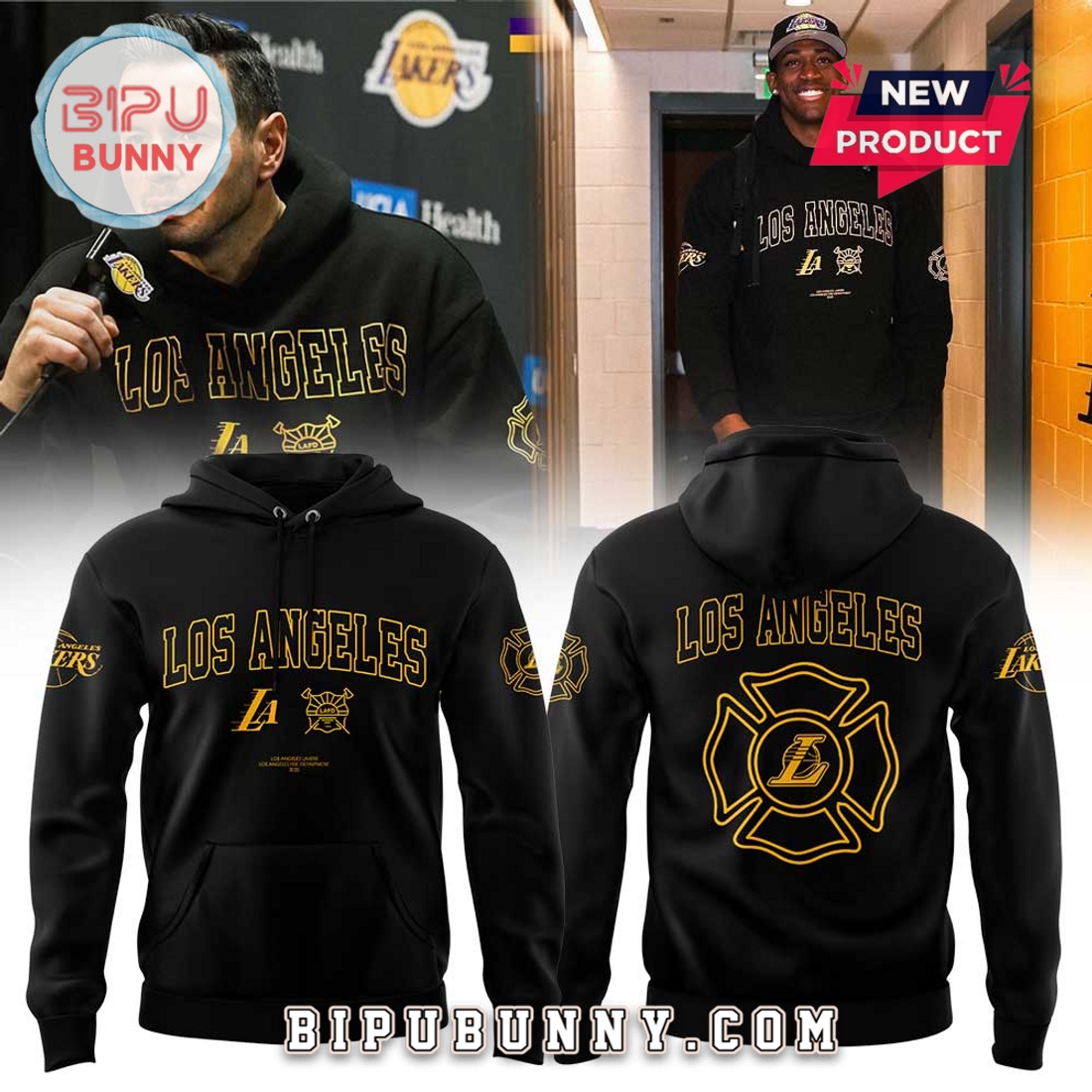 Los Angeles Lakers x LAFD Hoodie And Pants Los Angeles Lakers x LAFD Hoodie And Pants
