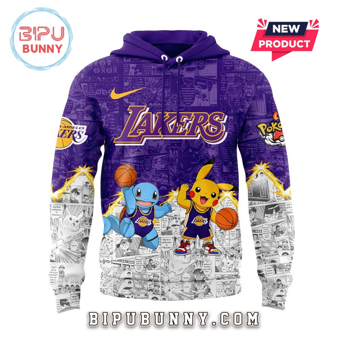 Los Angeles Lakers x Pokémon Hoodie And Pants Los Angeles Lakers x Pokémon Hoodie And Pants