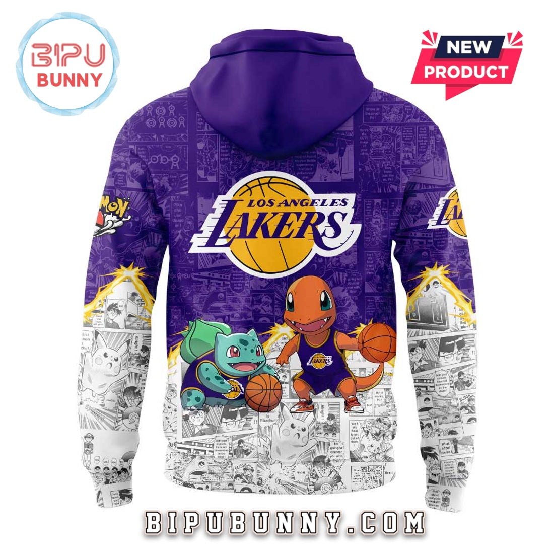 Los Angeles Lakers x Pokémon Hoodie And Pants Los Angeles Lakers x Pokémon Hoodie And Pants
