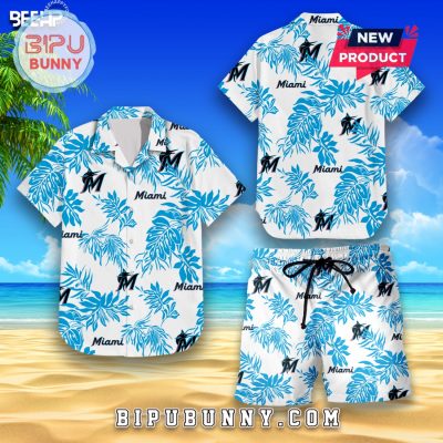 Miami Marlins Beach Outfit Hawaiian Shirt