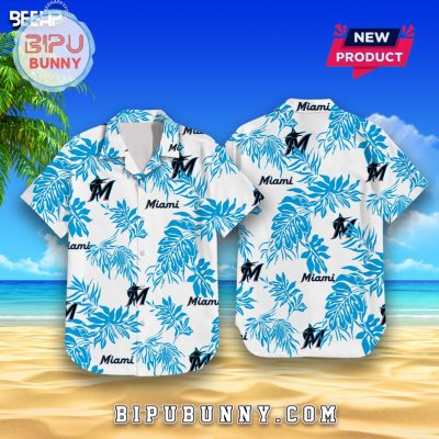 Miami Marlins Beach Outfit Hawaiian Shirt