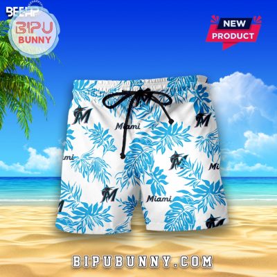 Miami Marlins Beach Outfit Hawaiian Shirt