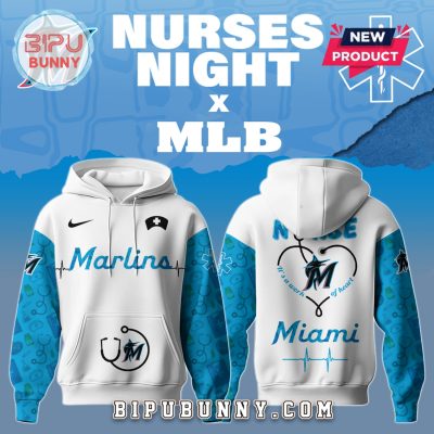 Miami Marlins MLB Nurses Game Hoodie And Pants