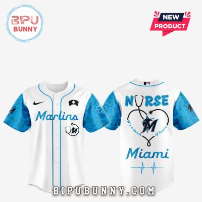 Miami Marlins MLB Nurses Game Night Baseball Jersey