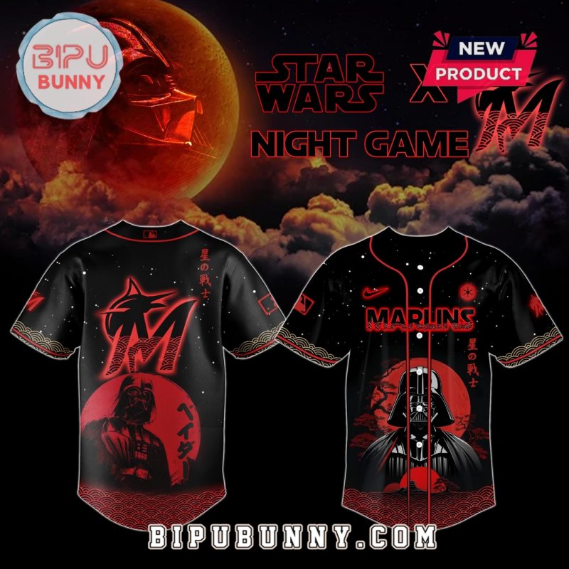 Miami Marlins x Star Wars Night Game Baseball Jersey