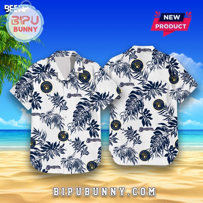 Milwaukee Brewers Beach Outfit Hawaiian Shirt