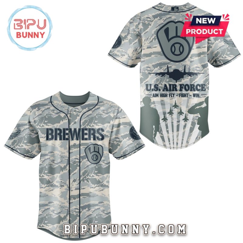 Milwaukee Brewers x Veteran Air Force 2025 Baseball Jersey