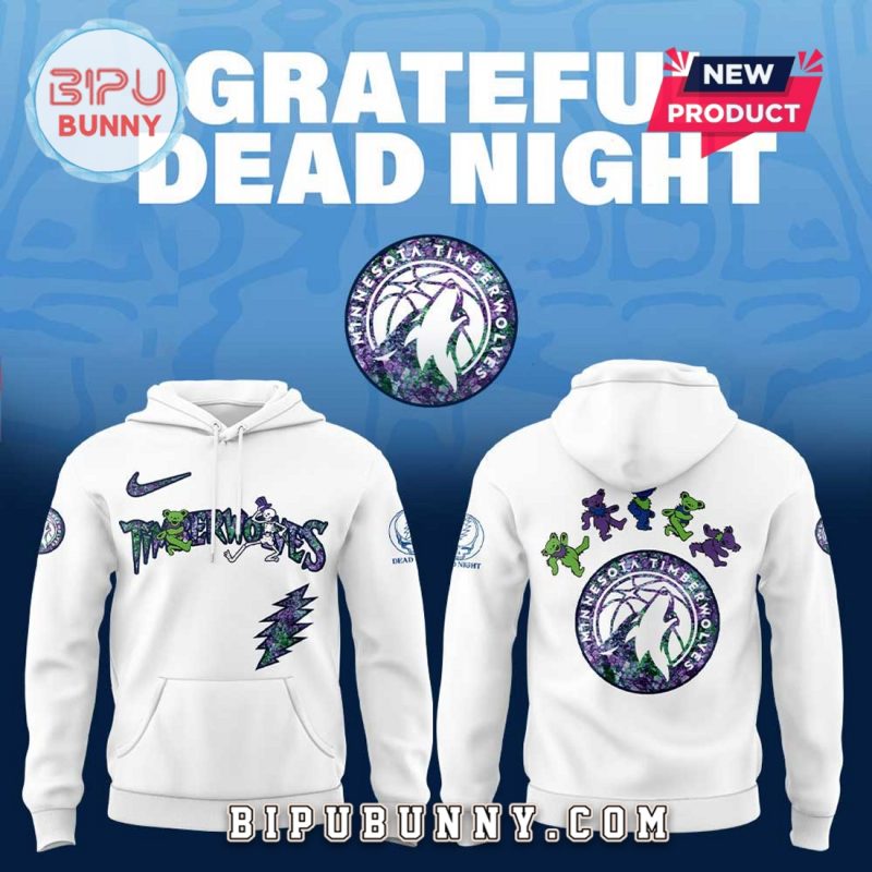 Minnesota Timberwolves Grateful Dead Night Hoodie And Pants