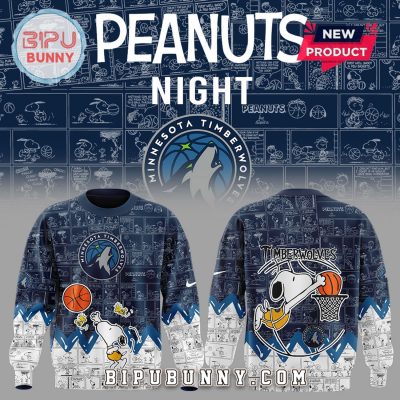 Minnesota Timberwolves Peanuts Night 2025 Hoodie