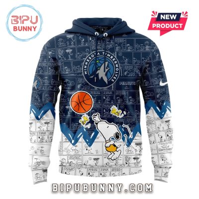 Minnesota Timberwolves Peanuts Night 2025 Hoodie