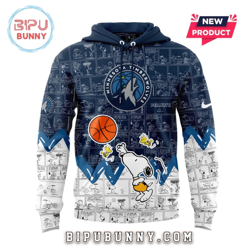 Minnesota Timberwolves Peanuts Night 2025 Hoodie
