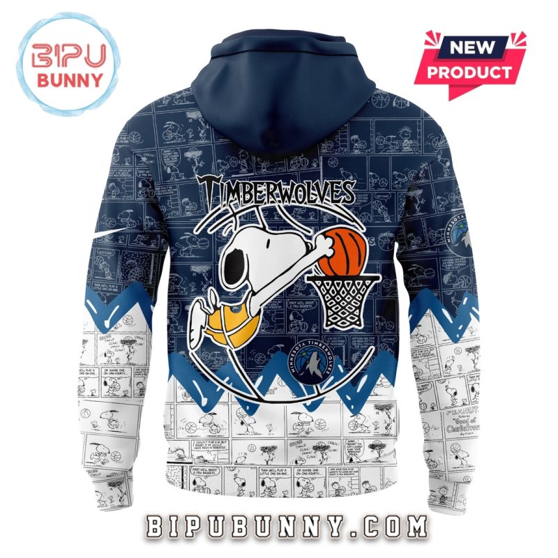 Minnesota Timberwolves Peanuts Night 2025 Hoodie