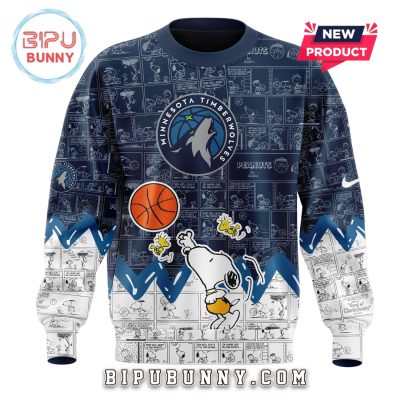 Minnesota Timberwolves Peanuts Night 2025 Hoodie