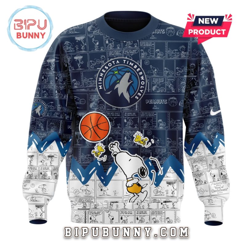 Minnesota Timberwolves Peanuts Night 2025 Hoodie
