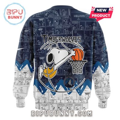 Minnesota Timberwolves Peanuts Night 2025 Hoodie