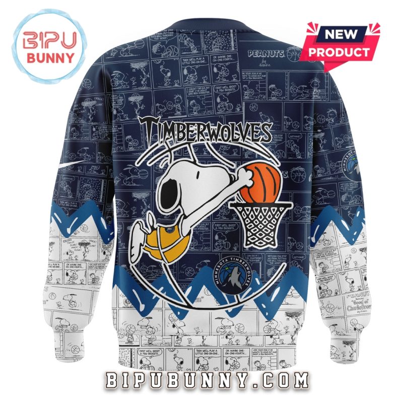 Minnesota Timberwolves Peanuts Night 2025 Hoodie