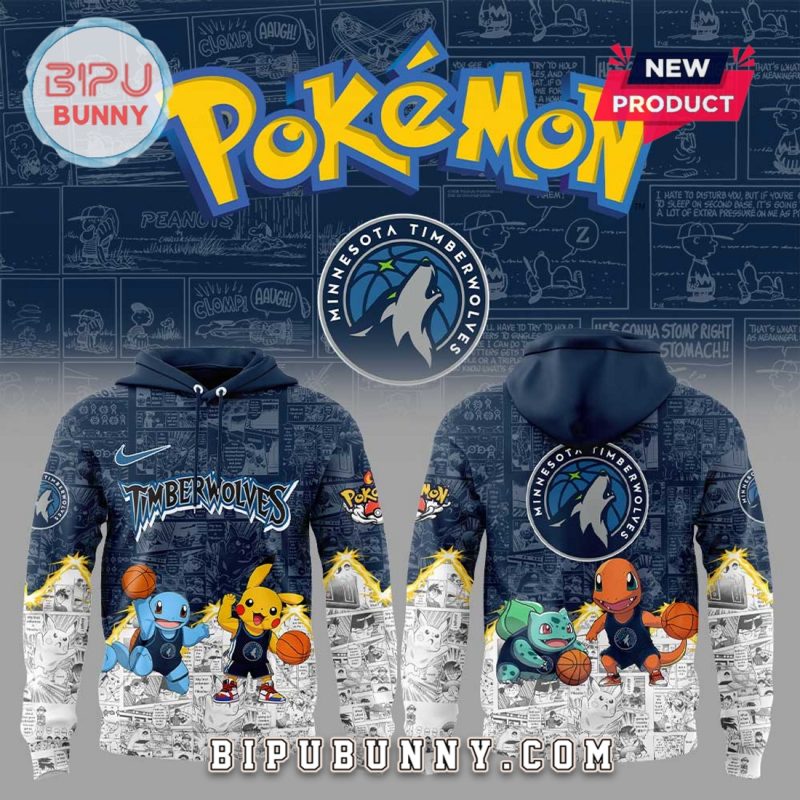 Minnesota Timberwolves x Pokémon Hoodie And Pants