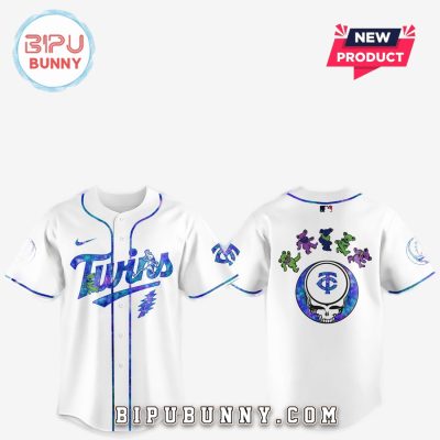 Minnesota Twins 2025 Grateful Dead Night Baseball Jersey