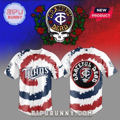 Minnesota Twins MLB x Grateful Dead Baseball Jersey
