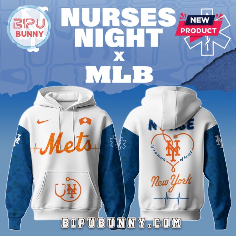 New York Mets MLB Nurses Game Hoodie And Pants