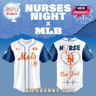 New York Mets MLB Nurses Game Night Baseball Jersey