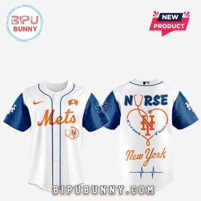 New York Mets MLB Nurses Game Night Baseball Jersey