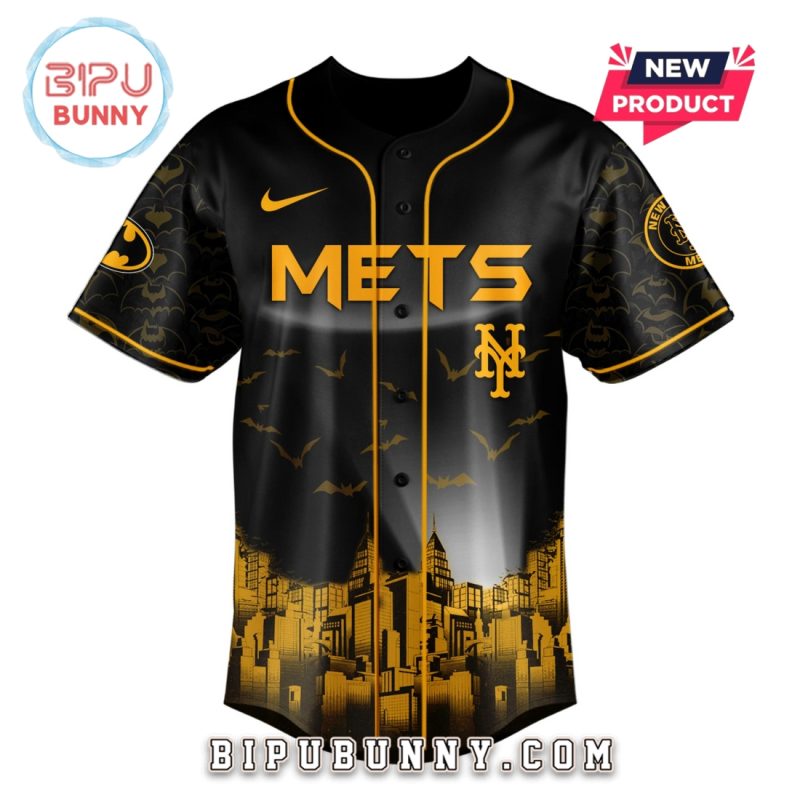 New York Mets MLB x Batman Game Night Baseball Jersey