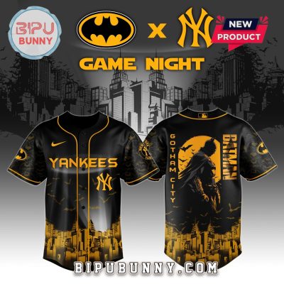 New York Yankees MLB x Batman Game Night Baseball Jersey