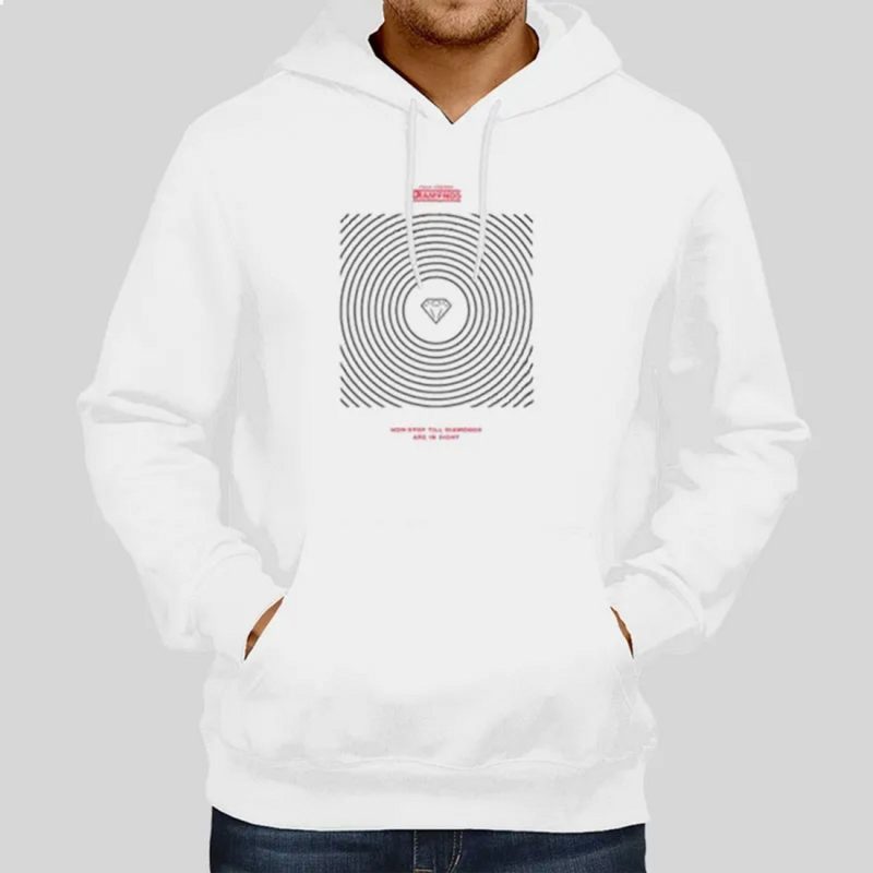 Pewdiepie Merch Fully Stacked Diamonds Hoodie