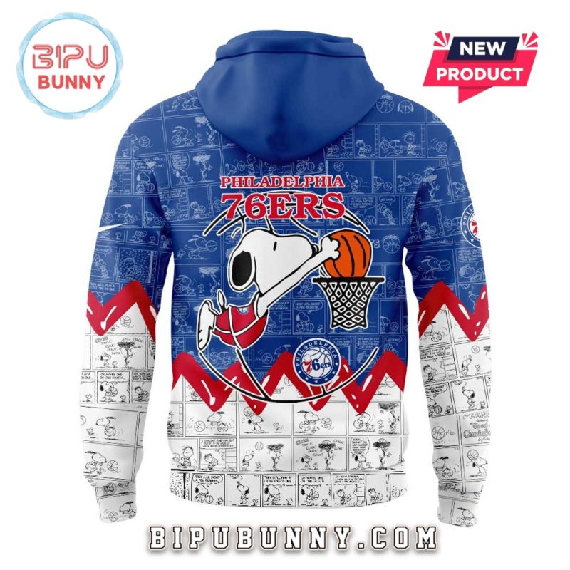 Philadelphia 76ers Anniversary of Peanuts Hoodie And Pants