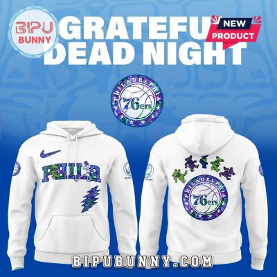 Philadelphia 76ers Grateful Dead Night Hoodie And Pants