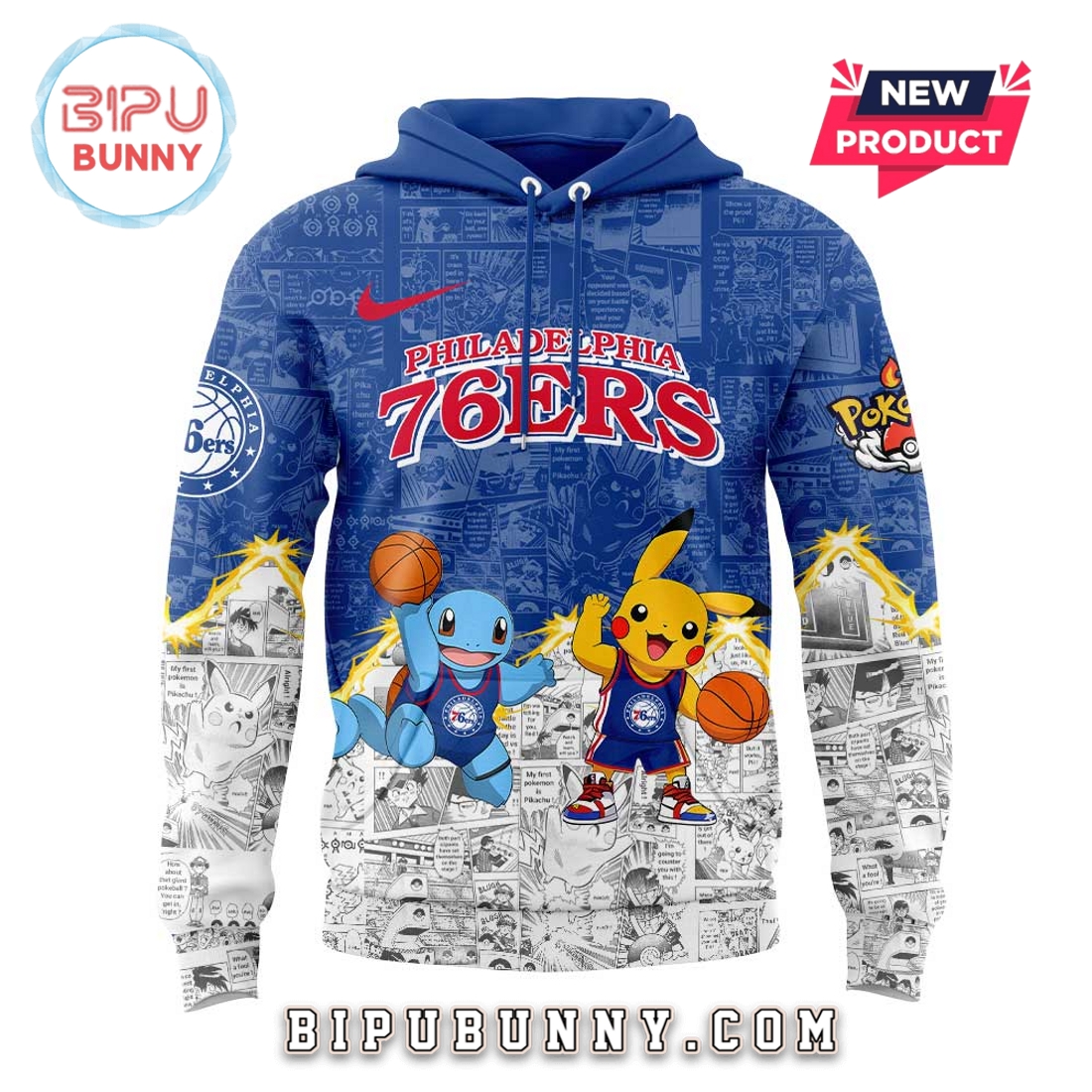 Philadelphia 76ers x Pokémon Hoodie And Pants Philadelphia 76ers x Pokémon Hoodie And Pants