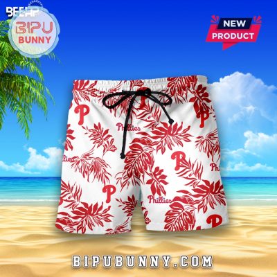 Philadelphia Phillies Beach Outfit Hawaiian Shirt