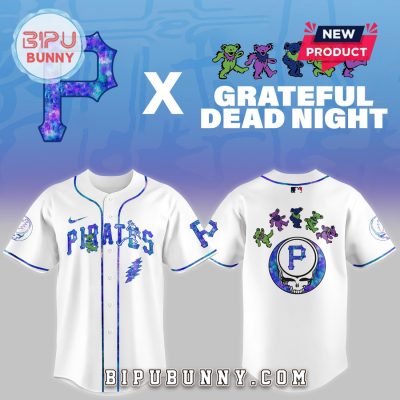 Pittsburgh Pirates 2025 Grateful Dead Night Baseball Jersey