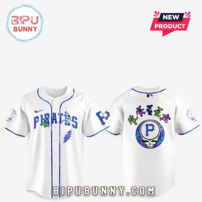 Pittsburgh Pirates 2025 Grateful Dead Night Baseball Jersey