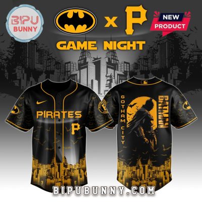Pittsburgh Pirates MLB x Batman Game Night Baseball Jersey