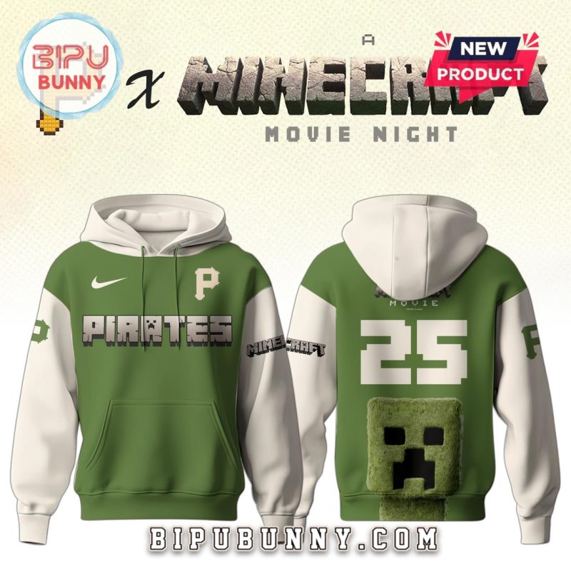 Pittsburgh Pirates MLB x Minecraft Movie Night Hoodie And Pants