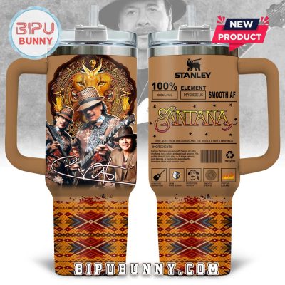 Premium Carlos Santana Stanley Tumbler Cup Premium Carlos Santana Stanley Tumbler Cup